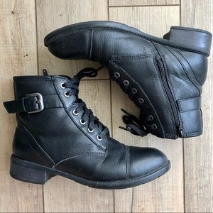 Clarks Swansea Ledge Waterproof Moto Black Boot